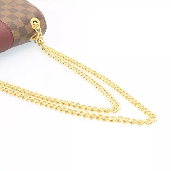 LOUIS VUITTON Damier Ebene Wight Chain Shoulder Bag LV Auth - Picture 8 of 16